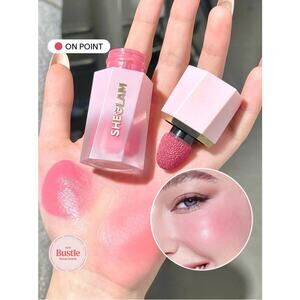 SHEGLAM Liquid Blush “On Point” | Hot Berry Pink | Matte Gel-Cream Formula